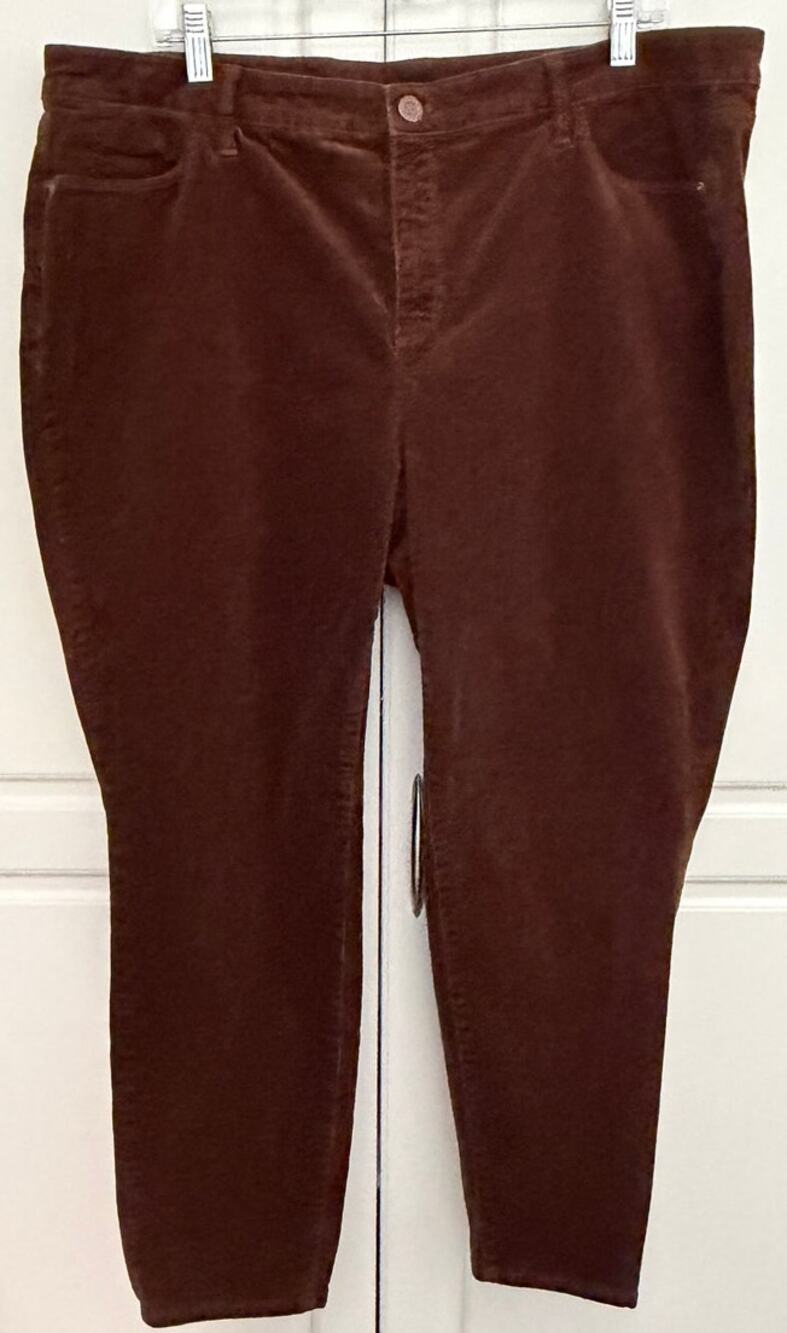 Talbots Corduroy Jegging in Brown Size 18WP